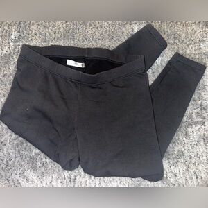 Old navy lightweight Fleece Black Leggings